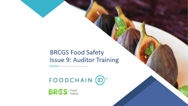 BRCGS Food Safety Issue 9: Auditor Training (June)