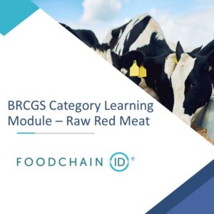 BRCGS Category Learning Module - Raw Red Meat