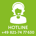 Icon Hotline 49 821 74 77 630
