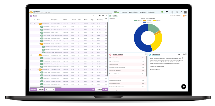 Recipes & Specifications solution is a digital enablement tool to streamline innovation and change management